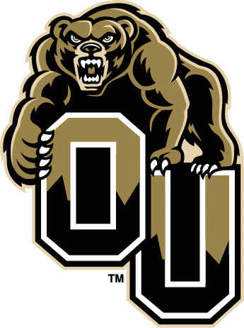 Oakland Golden Grizzlies 2002-2008 Primary Logo t shirts DIY iron ons